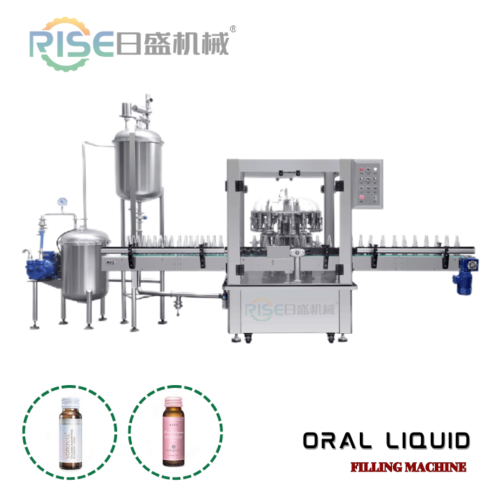 RISHENG | 18-HEAD HIGH-SPEED ROTARY FILLING AND CAPPING MACHINE FOR ORAL LIQUIDS